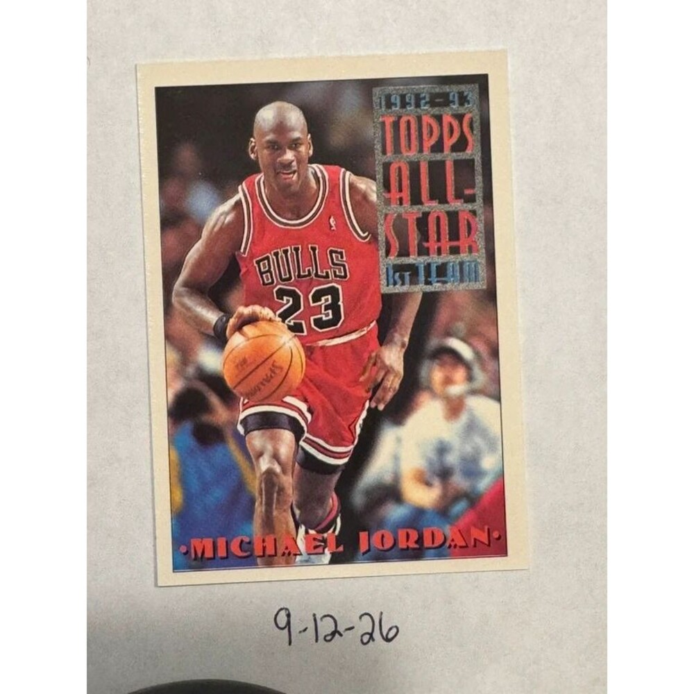 1993-94 Topps Michael Jordan 1992-93 All-Star 1st Team #101 Chicago Bulls